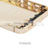 for Iphone 5 24k Rose Gold Plating Back Cover for Iphone 5 Gold Body for Iphone 5 Gold Housing thumbnail-2