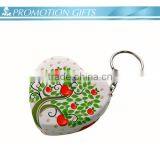 Customized Heart Shaped Tin for Candle With Keychain