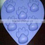 Lovely Cake Decorating Foot Shape Silicone Ice Tray Mould thumbnail-1