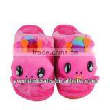 Promotional Fashion Warm Indoor Usage Animal Plush Slipper