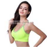 Factory Wholesale Neon Color Sport Bra Seamless Custom Yoga Fitness Bra
