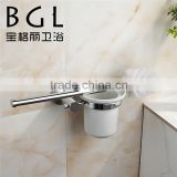 2015news Zinc alloy accessories for bathroom Wall mounted Chrome finishing toilet brush holder