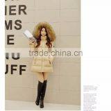 Factory Sale Women Winter Down Coat With Big Fur Collar thumbnail-2