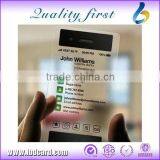 Low MOQs EM4305 NFC Transparent Business Cards Printing thumbnail-5