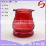 2016 Custom Unique Colored Recycled Glass Candle Jar Wholesale thumbnail-1