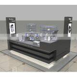 glass electronic cigarette showcase kiosk for mall
