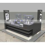 Glass Electronic Cigarette Showcase Kiosk for Mall