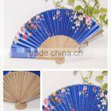 High Quality Bamboo Silk Fan Craft Fan Lady Hand Fan thumbnail-5