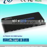 Hot Sale Ultra HDMI Splitter1 Input to 4 Outputs , 4k2k@60Hz
