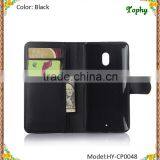 Black PU Leather + PC Litchi Pattern Wallet Card Stand Cover Holster Phone Sets Magnetic Flip Case For Motorola X Play thumbnail-2