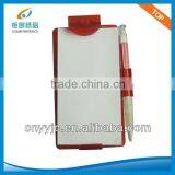 Custom Made Small Plain Writing Notepad With Clip and Pen