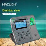 Desktop 500 Templates Tcp/ip Fingerprint Biometric Time Attendance System With Usb-host