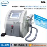1000W Hot Sale Laser Tattoo Removal/laser Beauty Machine/q Switch Nd Yag Laser 1 HZ