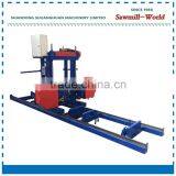 Wood Cutting Bandsaw Horizontal Timber Sawmill Mini Band Saw