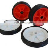 Plastic Rubber Wheel/Ruled Rubber Lawnmower Lawn Push Mower Wheel 3.5+ Inch Diameter thumbnail-5