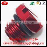 CNC Machining Solid Billet Aluminum T6061 Fuel Filter Housing Air Bleeder Screw thumbnail-3
