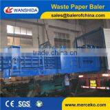 Auto Tie Horizontal Hydraulic Paper Packaging Machine for PET Bottom and Plastic Film thumbnail-5