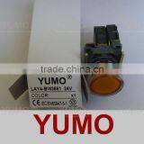 Push Button Switch LAY4-BW3561 24V YELLOW thumbnail-1