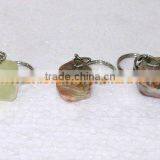 TOP PAKISTANI NATURAL STONE ONYX KEY CHAINS HANDICRAFTS thumbnail-4