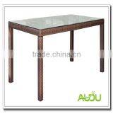 Patio Table,Classic Rattan Color Rectangle Table thumbnail-2