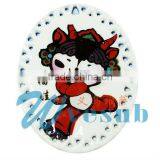 2016 New Fashion Good Quality Sublimation Calacatta White Marble Tile for Printing Photos thumbnail-5