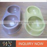 Eco-friendly Bamboo Fiber Pet Water Dishes thumbnail-1