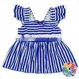 2Pcs Navy And Pink Stripe Beachwear Swimsuit Modest Children Swimwear thumbnail-4