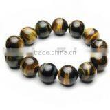 14mm Round Tigereye Bracelet thumbnail-1
