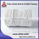 Wholeslae White Bakers Twine Snow White Solid Bakers Twine for Packing Gift thumbnail-1