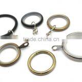 Steel Curtain Metal Rod Ring Fixed Eyelet Inside Diameter 43mm Antique Brass Plated thumbnail-6
