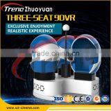 2017 Zhuoyuan 9d Egg Vr Cinema, Amusement Park 9D Vr Simulator Egg Cinema With VR Headset Dk2 thumbnail-3