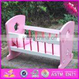 2016 Best Design Kids Wooden Toy 18 Inch Doll Bed W06B052 thumbnail-6