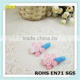 Fancy Flower Shaped Pretty Baby Plastic Hair Clip thumbnail-4