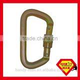2200SG Square Steel D Screw Gate Opening Cheap Rescue Carabiner thumbnail-1