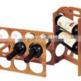 2017 Newest Wholesale Natural Bamboo Wine Holder