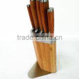 2015 New Product 6pcs Bamboo Handle Knife Set thumbnail-1