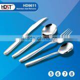 Factory Direct Wholesale Restaurant Tableware;mirror Polish Stainless Steel Cutlery thumbnail-2