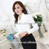 Custom Fashion Long Sleeve Ladies Office Blouses and Shirts thumbnail-4