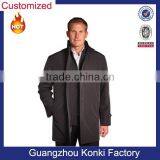 Men's Black Convertible Microfiber Jacket