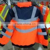 High Visibility Orange Security Reflective Jacket With Pocket thumbnail-2