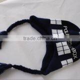 Doctor Who TARDIS Design Warm Knitted Hat