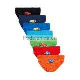 2015 Fashion Green Linear Style for 100% Cotton Boy Briefs thumbnail-3