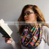 Bookshelf Infinity Scarf, Book Scarf, Library Scarf, Book Infinity Scarf, Accessories, Gift for Her thumbnail-6