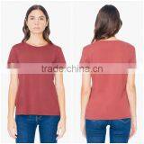 100%Cotton Short Sleeve Women t Shirt Wholesale Blank T-shirt Custom 2016 thumbnail-1