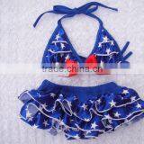 Fashion Sweet Two Piece 3-7 Years Old Kids Swimwear Baby Girls Swimwears thumbnail-3