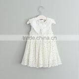 Summer Polka Dots Doll Collar Baby Girls Dress Frocks Designs thumbnail-2