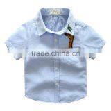 China Factory Kids Boys Casual Short Sleeve Custom Shirts thumbnail-3