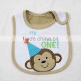 Fashion Design Cute Animal Baby Bibs Three Layers Waterproof Baby Bandana Drool Bibs thumbnail-3