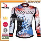 BEROY Fitness Cycling Biking Long Jersey, China Manufacturer Bicycle Jacket Tops thumbnail-1
