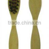 Long Wooden Handle Plastic Hair Shoe Brush thumbnail-1